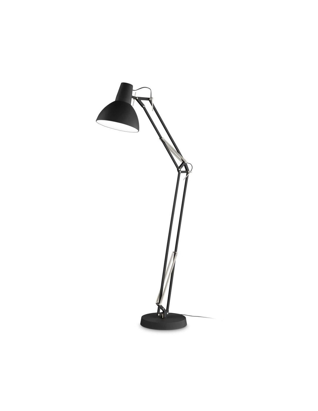 Ideal Lux Wally Pt1 Total Black lampada da terra