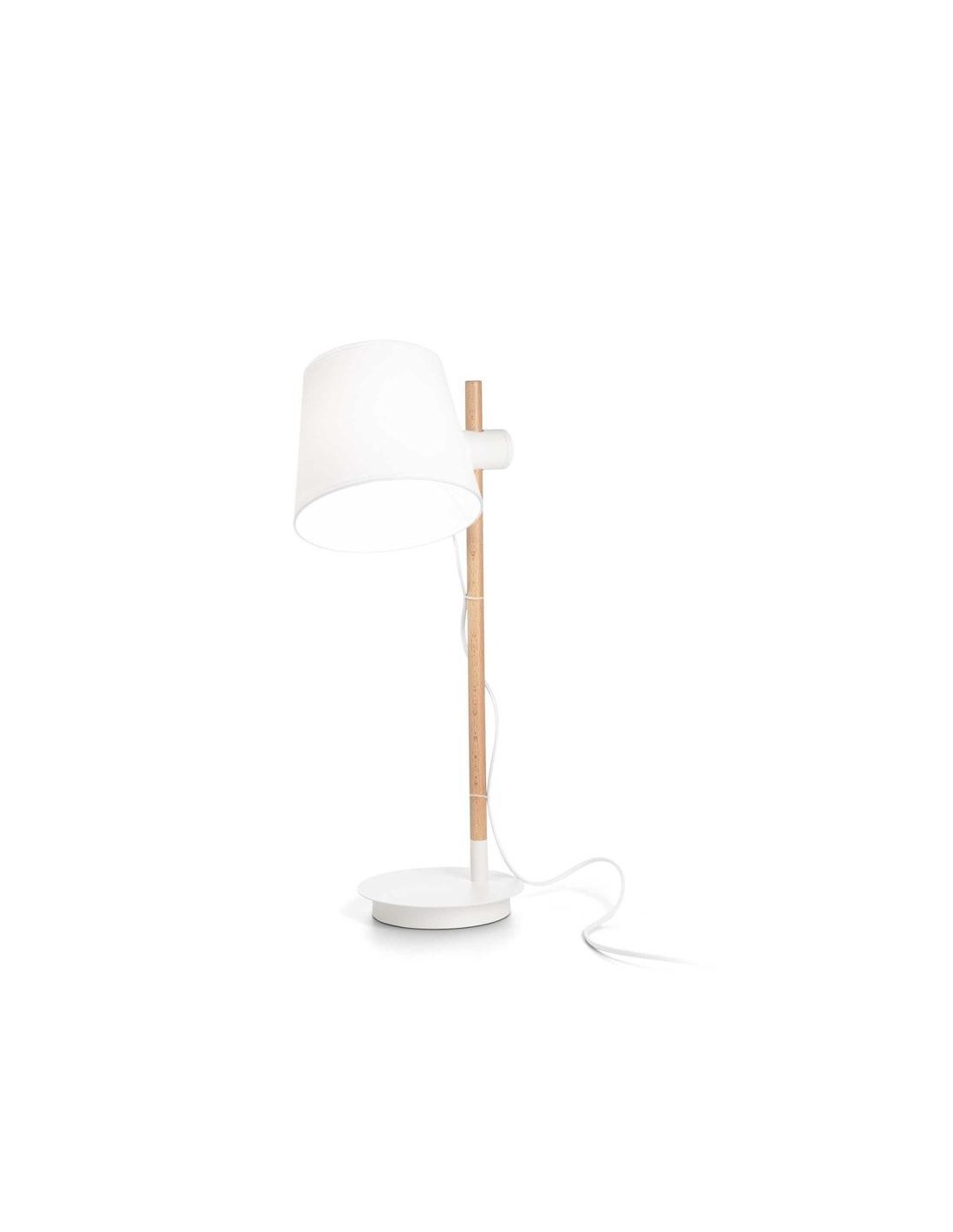 Ideal Lux Axel Tl1 Blanc, lampe de table