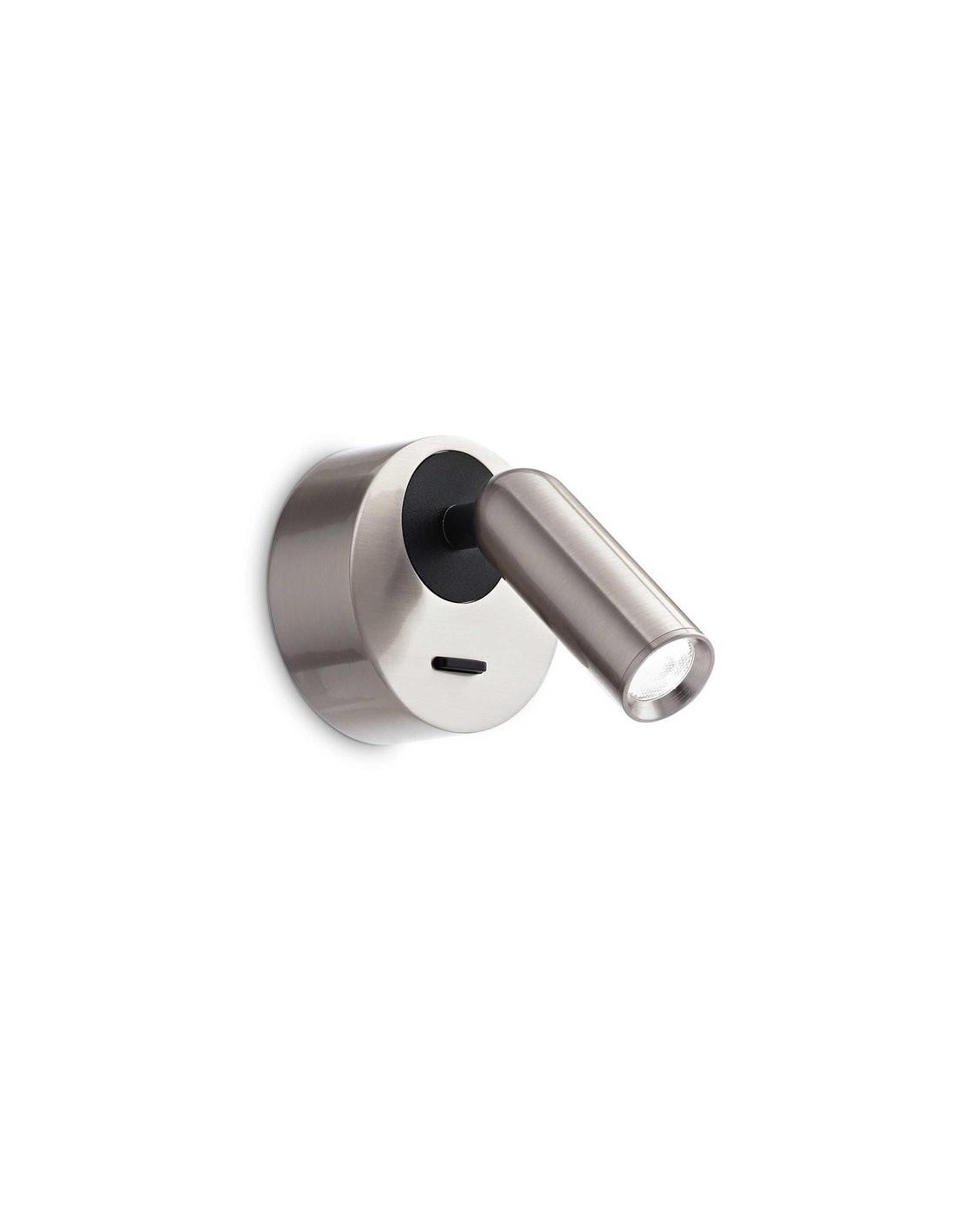 Ideal Lux Bean Ap Round Nickel luce lettura da letto