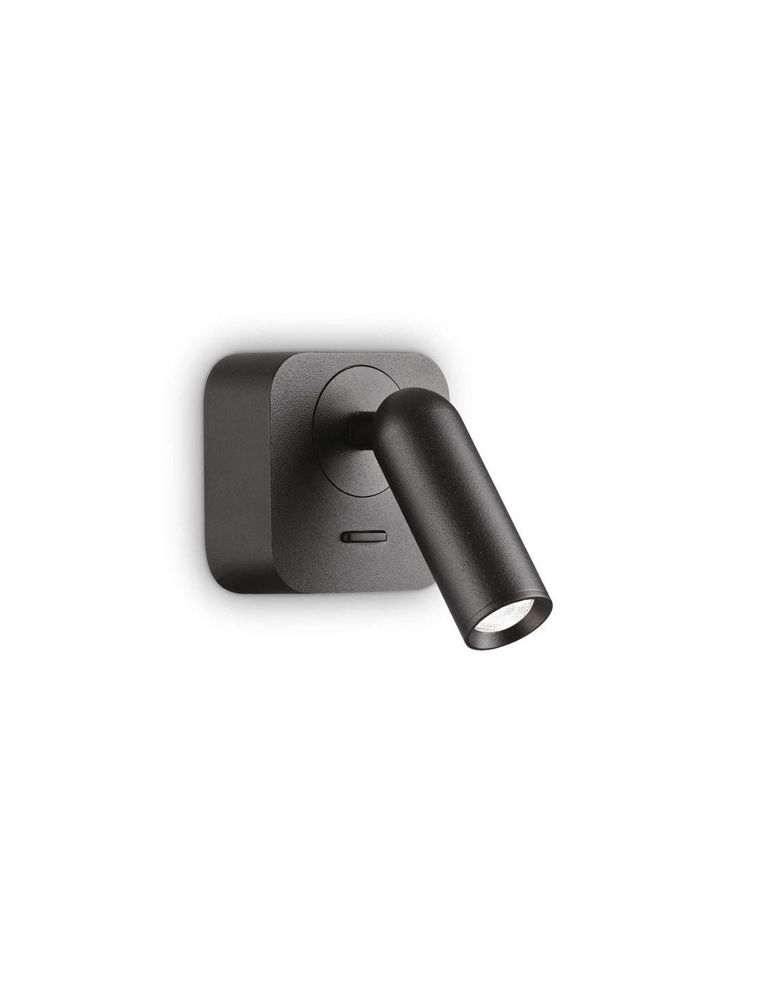 Ideal Lux Bean Ap Square Nero lampada lettura parete