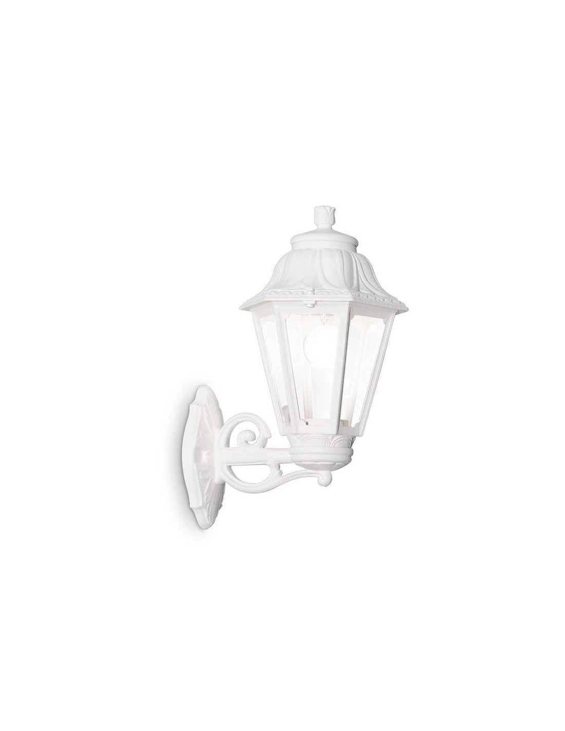 Ideal Lux Dafne Ap1 Big Bianco lampada da esterno a parete