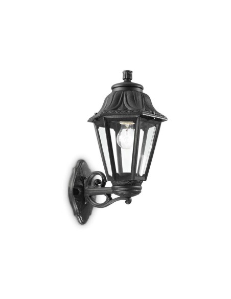 Ideal Lux Dafne Ap1 Big Nero lampada da esterno a parete