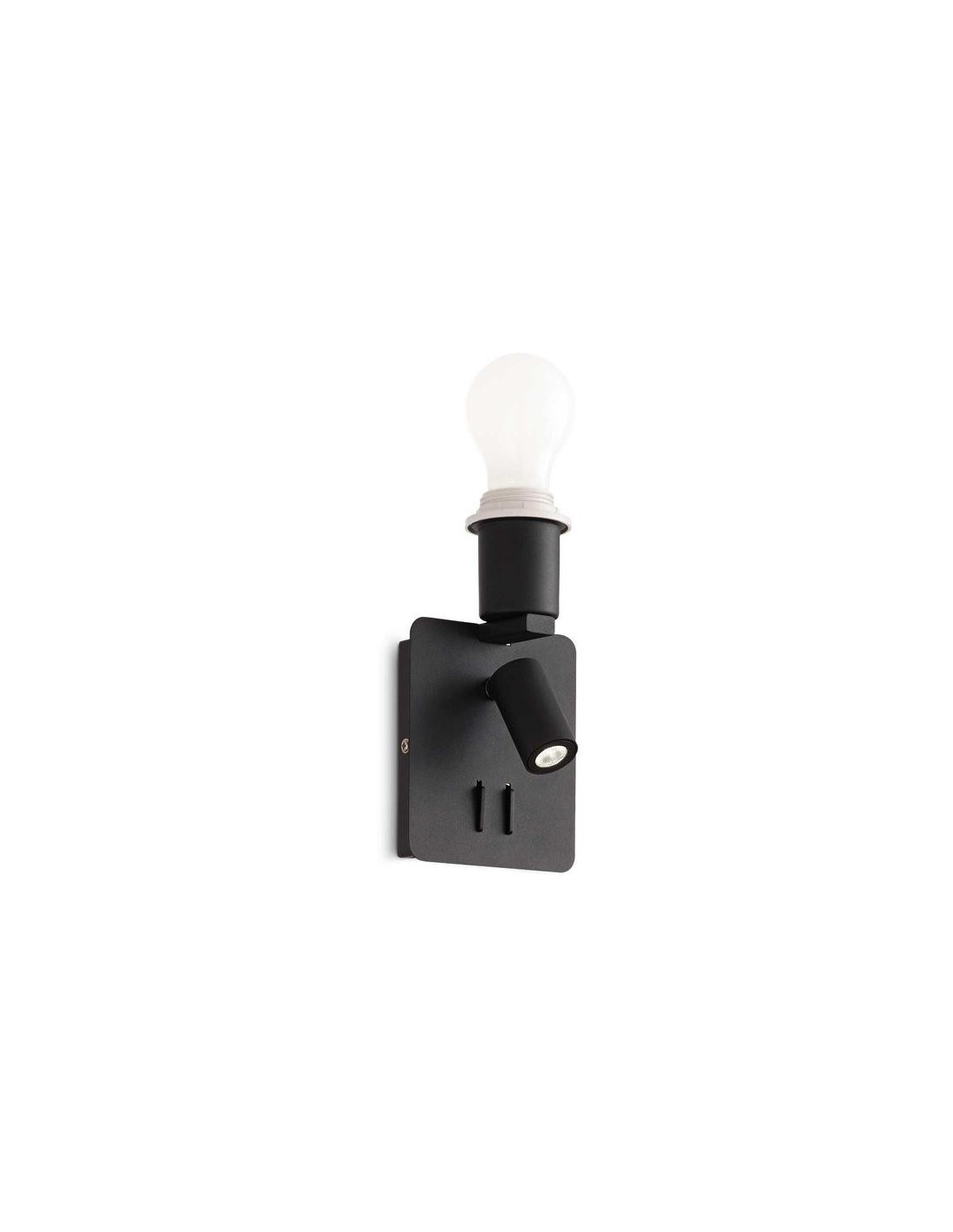 Ideal Lux Gea Map2 Noir, applique murale