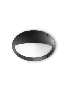 Ideal Lux Medea 2 Ap1 lampada a muro da esterno nero E27 IP66