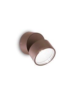 Ideal Lux Omega Ap Round Coffee 4000K lampada da esterno a parete