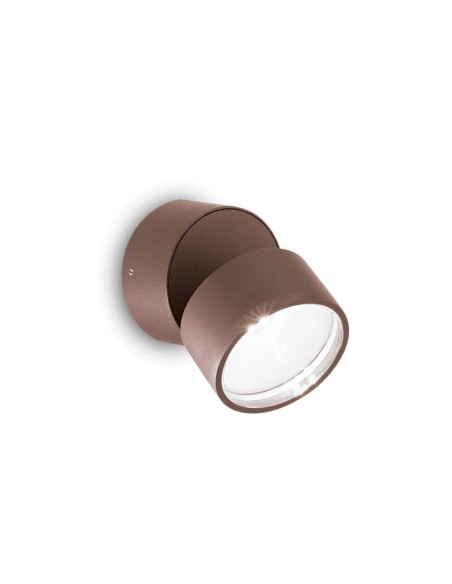 Ideal Lux Omega Ap Round Coffee 4000K lampada da esterno a parete