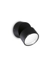 Ideal Lux Omega Ap Round Nero 4000K lampada da esterno a parete
