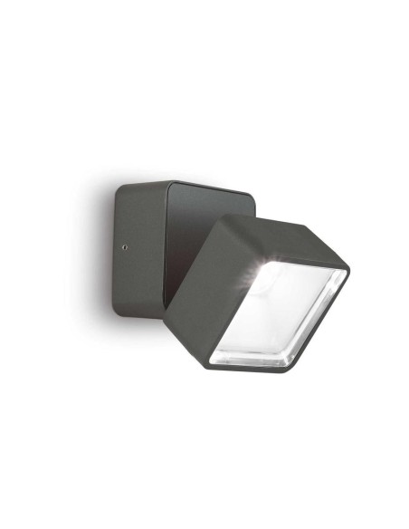 Ideal Lux Omega Ap Square Antracite 4000K lampada da esterno a parete