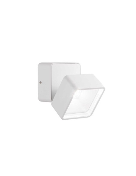 Ideal Lux Omega Ap Square Bianco 4000K lampada da esterno a parete