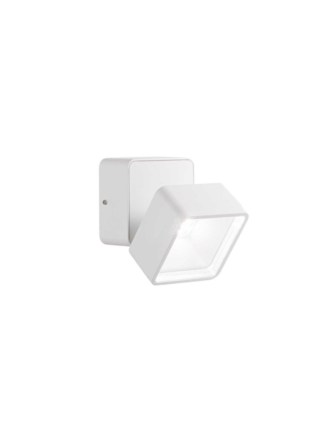 Ideal Lux Omega Ap Square Bianco 4000K lampada da esterno a parete
