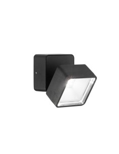 Ideal Lux Omega Ap Square Nero 4000K lampada da esterno a parete
