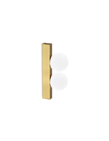 Ideal Lux Ping Pong Ap2 Ottone lampada da parete