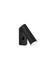 Ideal Lux Pipe Ap Noir, applique murale