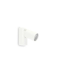 Ideal Lux Rudy Ap1 Round Bianco lampada da parete