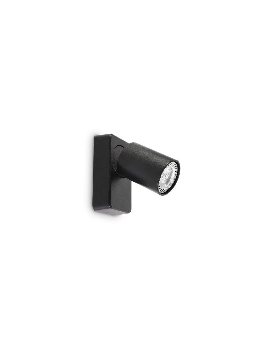 Ideal Lux Rudy Ap1 Round Nero lampada da parete