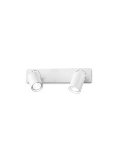 Ideal Lux Rudy Ap2 Round Bianco, applique murale