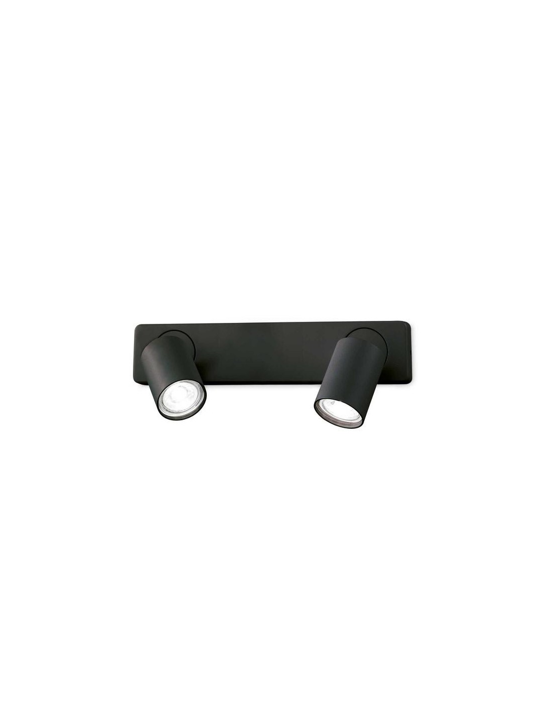 Ideal Lux Rudy Ap2 Round Noir, applique murale