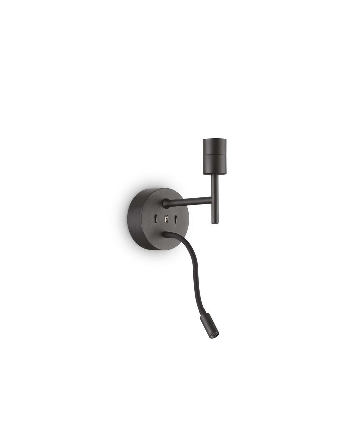 Ideal Lux Set Up Map2 Noir, applique murale