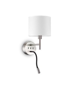 Ideal Lux Set Up Map2 Nickel lampada da parete