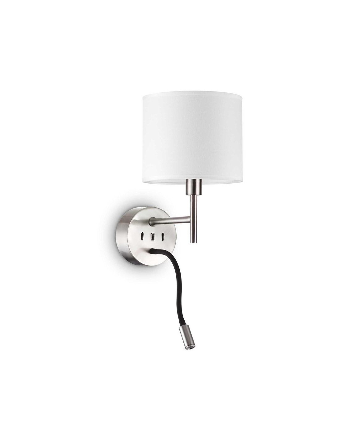 Ideal Lux Set Up Map2 Nickel lampada da parete