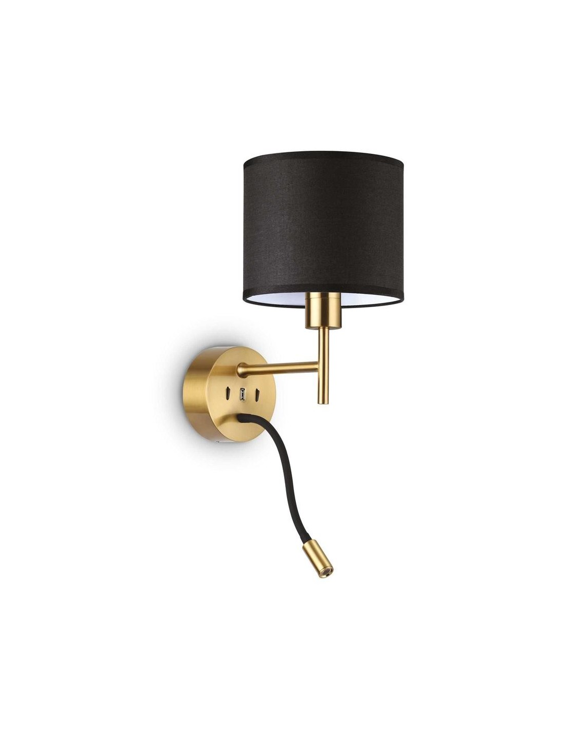 Ideal Lux Set Up Map2 Applique murale en laiton