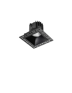 Spot encastrable Ideal Lux Game Trimless Square 11 W 3000 K Bk