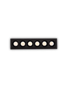 Ideal Lux Lika Fi Slim 10 W 3000 K Bk, spot encastrable
