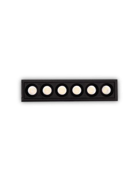 Ideal Lux Lika Fi Slim 10W 3000K Bk faretto da incasso