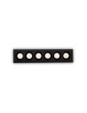 Ideal Lux Lika Fi Slim 10W 3000K Bk faretto da incasso