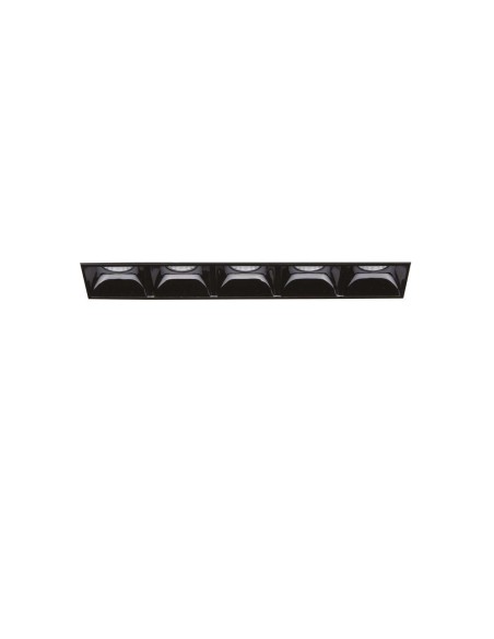 Ideal Lux Lika Fi Trimless 12W 4000K Bk faretto da incasso