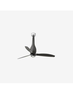 Faro Eterfan m led ventilatore nero opaco dc con luce colore nero opaco