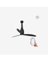 Faro Eterfan m ventilatore nero opaco dc smart senza luce colore nero