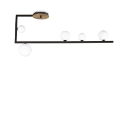 Ideal Lux Birds Pl5 plafoniera moderna da soffitto 5 luci