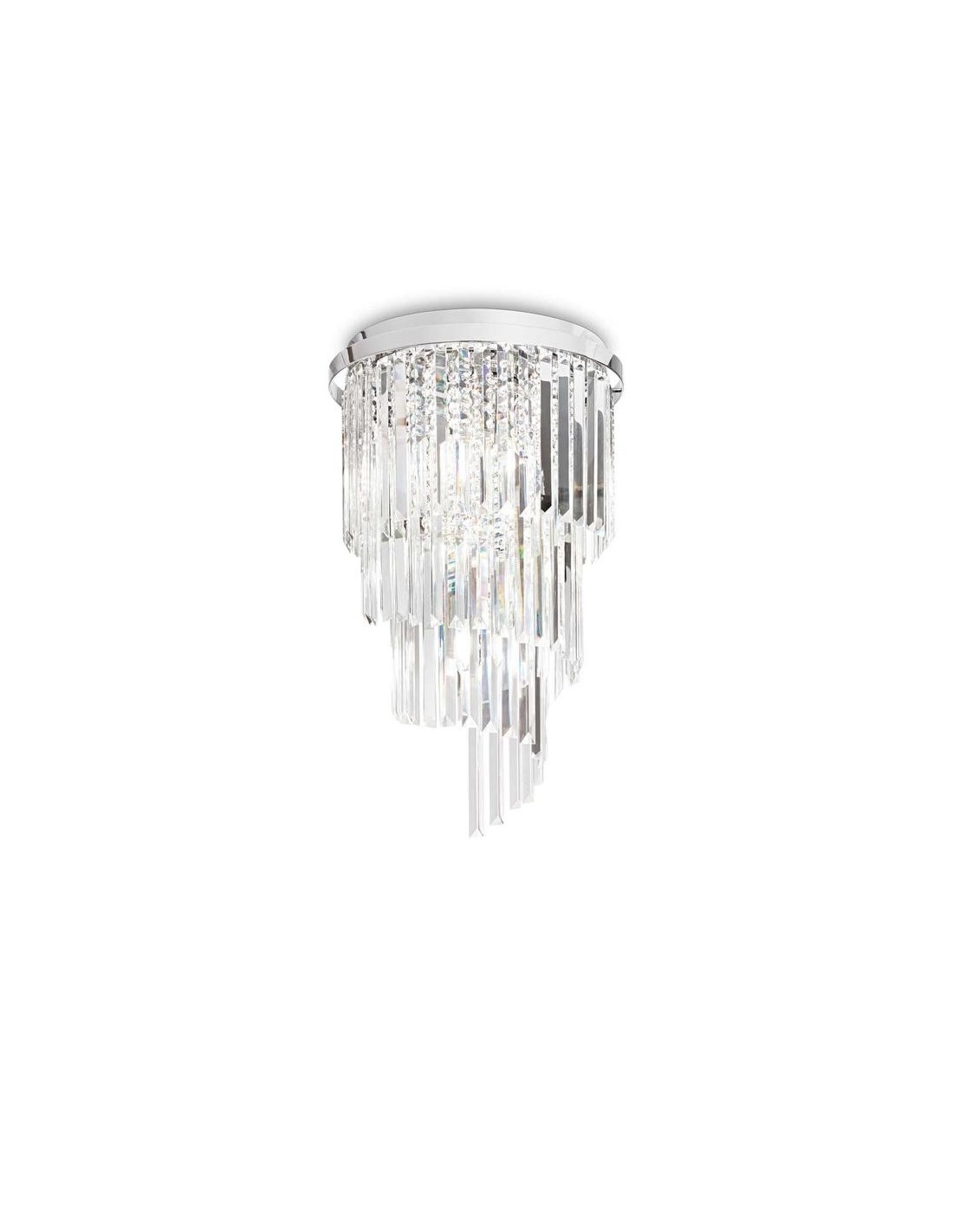 Ideal Lux Carlton Pl8 Cromo plafoniera moderna