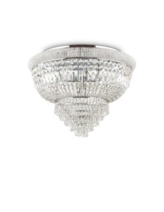 Ideal Lux Dubai Pl24 Cromo plafoniera moderna