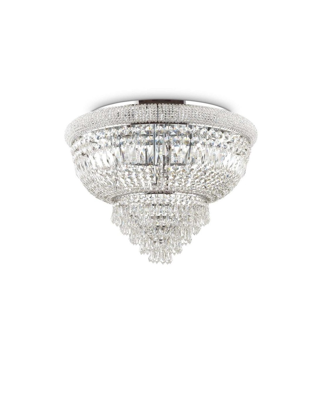 Ideal Lux Dubai Pl24 Cromo plafoniera moderna