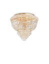 Ideal Lux Dubai Pl6 Ottone plafoniera moderna