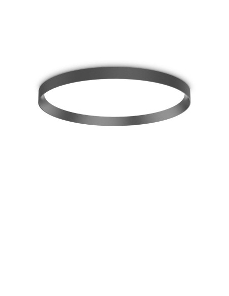 Ideal Lux Fly Pl D60 3000K Noir, plafonnier LED