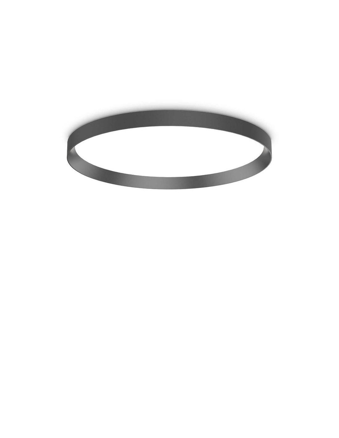 Ideal Lux Fly Pl D60 3000K Noir, plafonnier LED