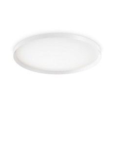 Ideal Lux Fly Pl D90 3000K Blanc, plafonnier LED
