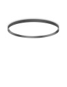 Ideal Lux Fly Pl D90 4000K Noir, plafonnier LED