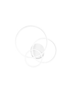 Ideal Lux Frame Pl Cerchio Bianco plafoniera led