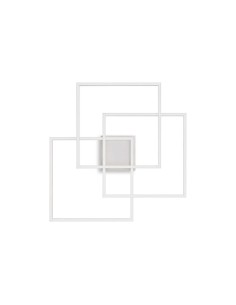 Ideal Lux Frame Pl Quadrato Bianco plafoniera led