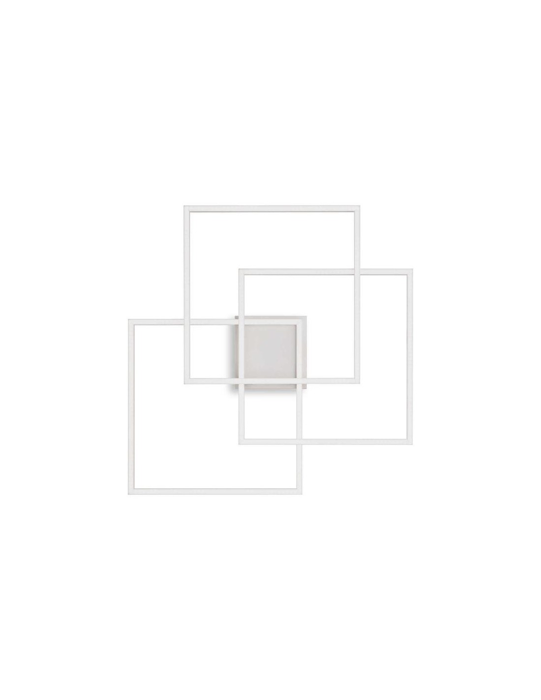 Ideal Lux Frame Pl Quadrato Bianco plafoniera led