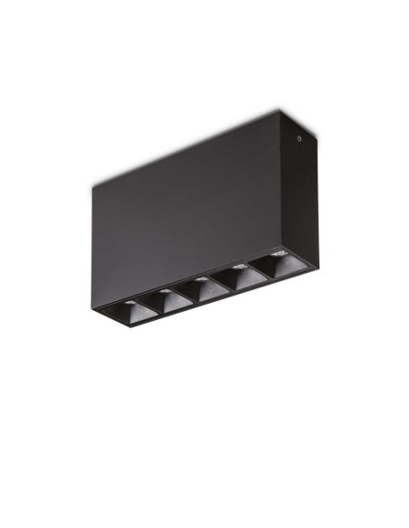Ideal Lux Lika Pl Nero plafoniera led