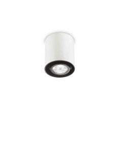 Ideal Lux Mood Pl1 D09 Round Bianco plafoniera moderna