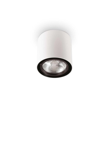 Ideal Lux Mood Pl1 D15 Round Bianco plafoniera moderna