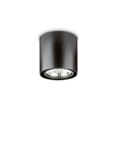 Ideal Lux Mood Pl1 D15 Round Noir, plafonnier moderne