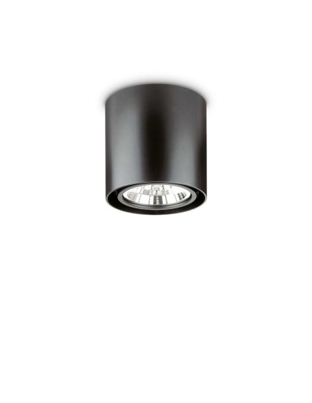 Ideal Lux Mood Pl1 D15 Round Noir, plafonnier moderne