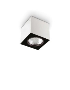 Ideal Lux Mood Pl1 D15 Square Bianco plafoniera moderna